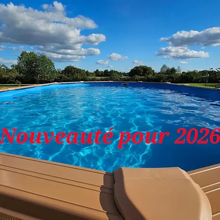 Feriehus De Charme 12 Personnes Pres Du Mans Avec Piscine Chauffee - Fr-1-410-381