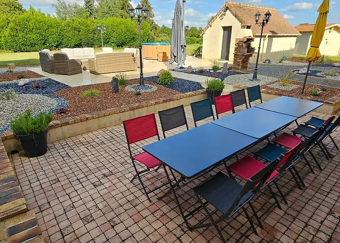 Дом отдыха De Charme 12 Personnes Pres Du Mans Avec Piscine Chauffee - Fr-1-410-381